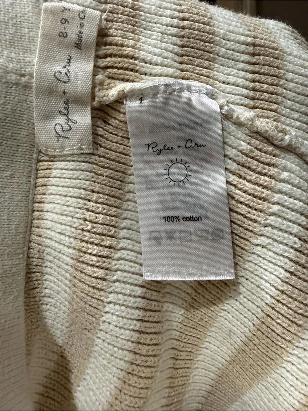 Rylee + Cru knit vest set